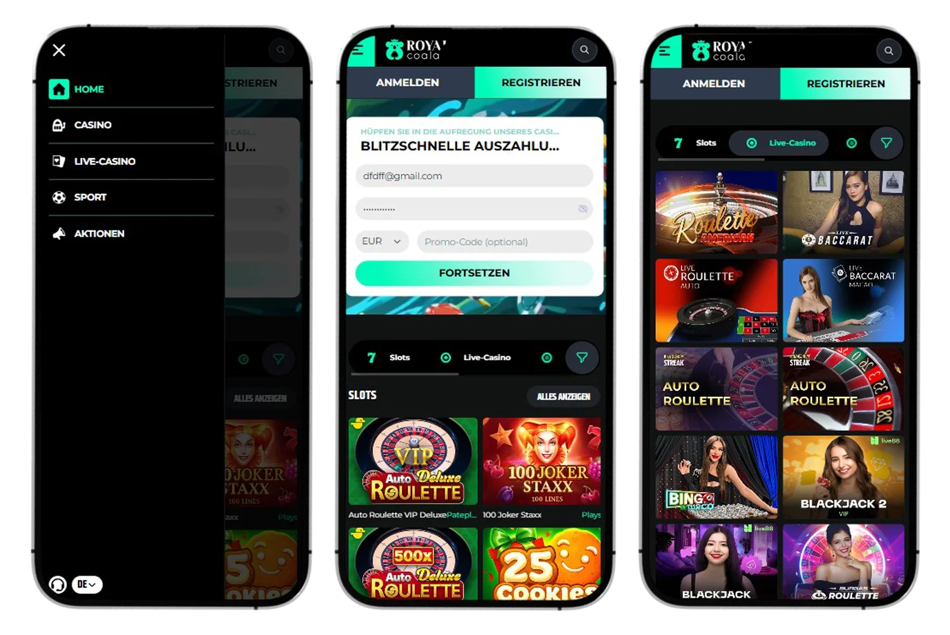 Royalcoala Mobile Version 